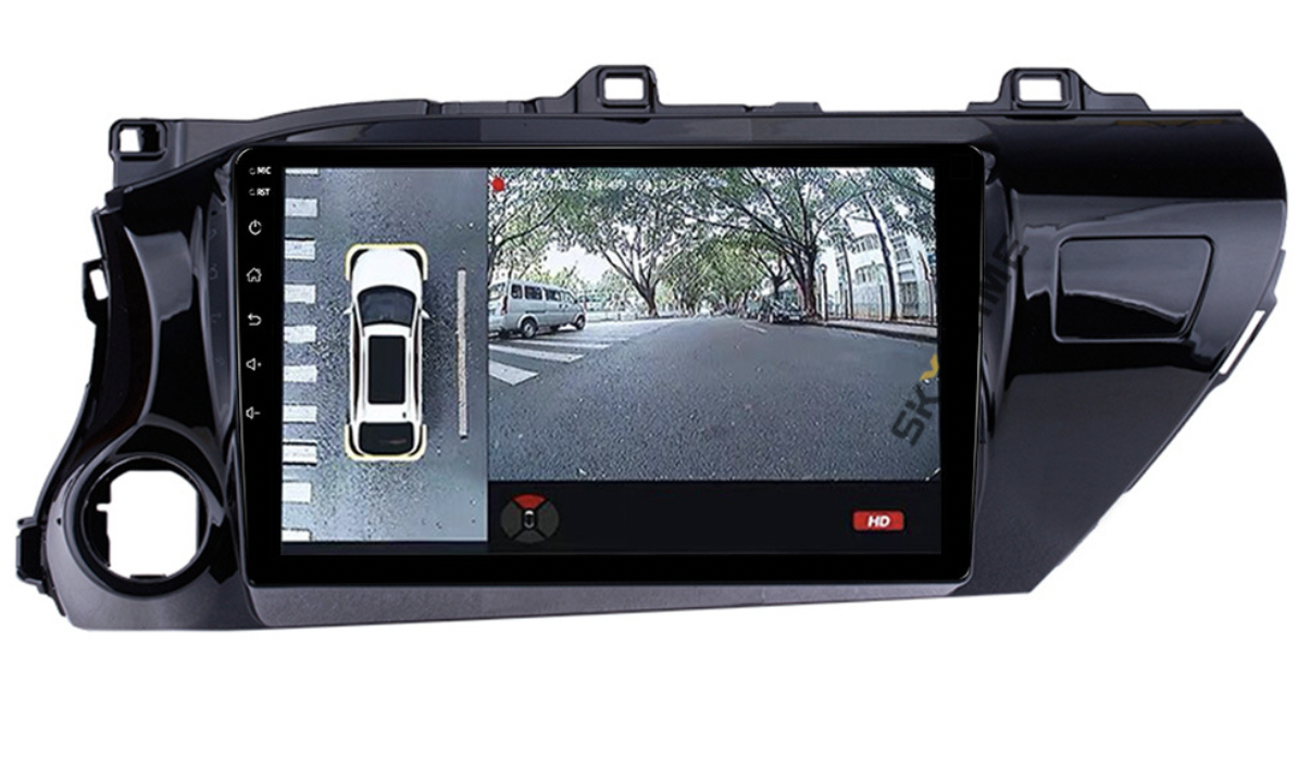 Магнітола для Toyota Hilux на Android. Преміальна модель (2+32 ГБ 4G QLED CarPlay 8 ядер)