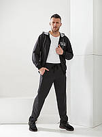 Трикотажний стильний чоловічий спортивний костюм: штани + кофта (р.50-58). Арт-2773/20