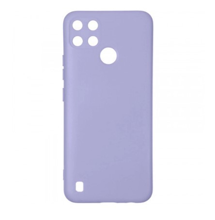 Чохол накладка Silicon Case Full Cover для Realme C21Y/C25Y Lilac