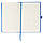 Нотатник Axent Partner 8201-07-A, A5-, 125x195 мм, 96аркушів, клет, тверда обкладинка, блакитна, фото 4