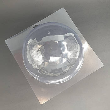 Молд для шоколаду Напівсфера діамантова 19.5 см