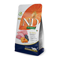 Сухий корм для котів FARMINA N&D Grain Free Pumpkin, Lamb & Blueberry Neutered - 5кг