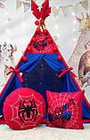 Намет дитячий Вігвам для дітей курінь для ігор Spider Man + кошик + гойдалка Повний комплект!, фото 3