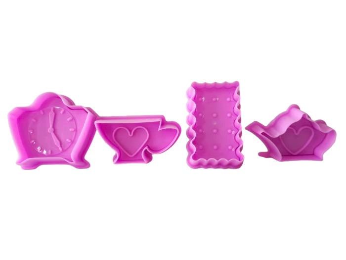 Набори кондитерських плунжерів для мастики та печива пластиковий Годинник 4 штуки