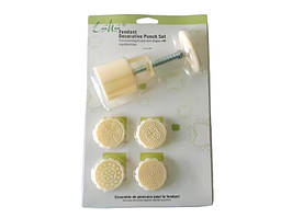 Плунжер кондитерський для печива та мастики пластиковий Коло 4 насадки