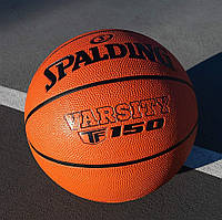 Баскетбольный мяч Spalding TF-150 Varsity размер 5, 6, 7 резиновый для улицы (84324Z)