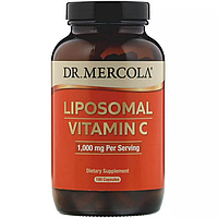 Вітамін C в ліпосомах, 1000 мг, Liposomal Vitamin C, Dr. Mercola, 180 капсул