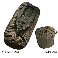 Спальный мешок тактический для военных и армии ВСУ, армейский спальник 180х85 см