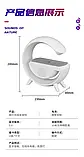 Настільна лампа G-Smart Light Sound Machine з бездротовою зарядкою 15W і Bluetooth колонкою 3W, фото 5