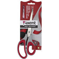 Ножиці офісні Axent Duoton Soft 21см сіро-червоні 6102-06