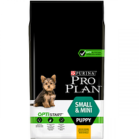 Сухий корм для собак PURINA Pro Plan OptiStart Puppy Small & Mini Chicken & Rice - 7кг