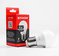 Лампа светодиодная ETRON G45 4W 4200K 220V E27