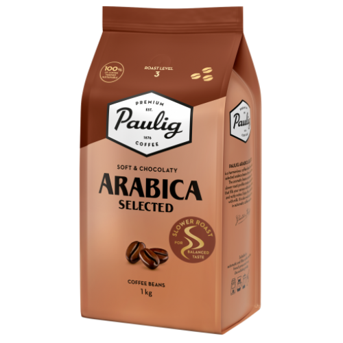 Кава в зернах Paulig Arabica Selected 1 кг Пауліг Арабіка Селектед