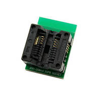 SOP8 - DIP8 перехідник для програматорів 208mil, підтримка 24Cxx, 93Cxx, крок 1.27 мм