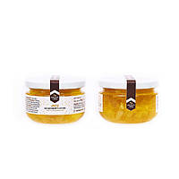 Мед акациевый с сотой 100 мл/170 г, мед натуральный акациевый, натуральные соты