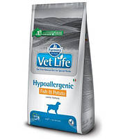 Сухий корм для собак FARMINA Vet Life Dog Hypoallergenic Fish & Potato - 12кг