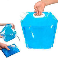 Складна каністра для води 10л похідна туристична з ручкою та компактним розміром