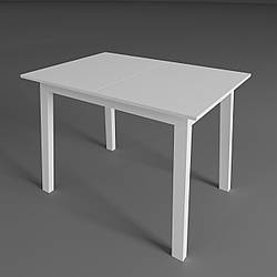 Стіл обідній Браво Неман 70×75×100(127,5) білий