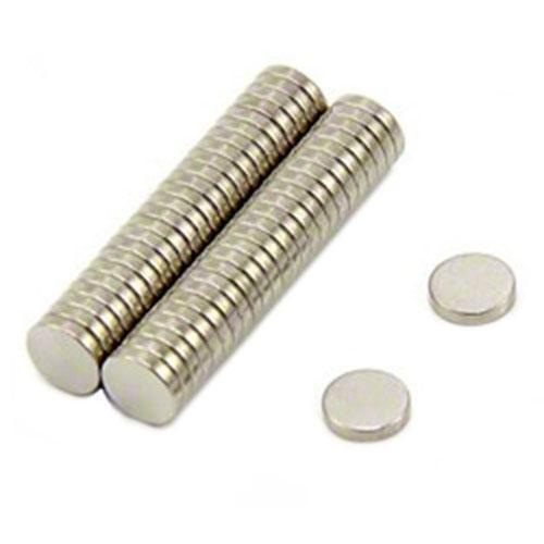 Неодимові магніти сильні 5x1мм N35 100шт. Сила зчеплення ~ 250 г, клас N35