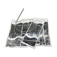 Набір з 7 кругових спиць на волосіні для в'язання 2-5 мм 40 см сталь, нержавіюча сталь, довжина 42 см