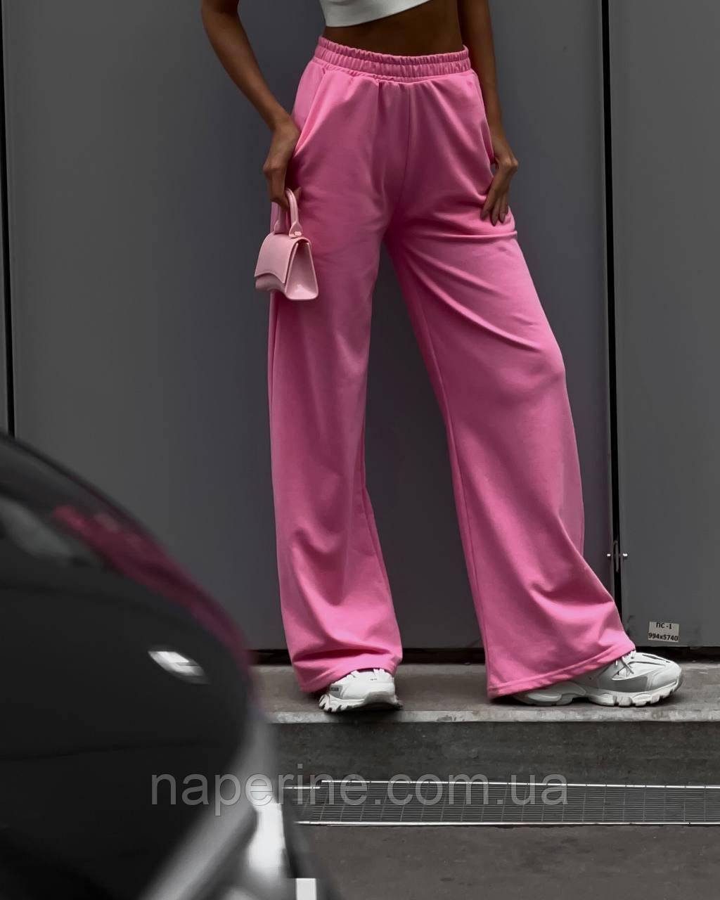 Женские спортивные штаны клеш Annver розовые (ID#1623757839), цена: 630 ₴,купить на Prom.ua