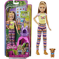 Игровой набор Barbie It Takes Two Stacie Camping Кукла Барби Стейси Кемпинг