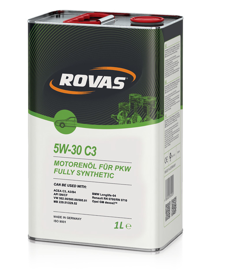 Моторне масло ROVAS 5W-30 C3 1л