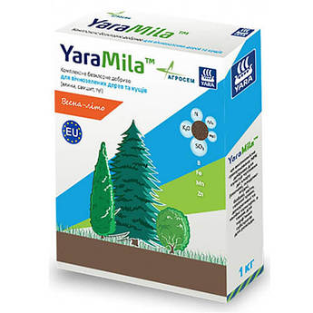 Добриво комплексне для Вічнозелених Весна-Літо 1 кг (YaraMila)