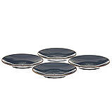 Набір тарілок синього кольору 4 шт., фото 2