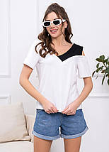 Трикотажна футболка "Black&White"| Норма і батал, фото 2