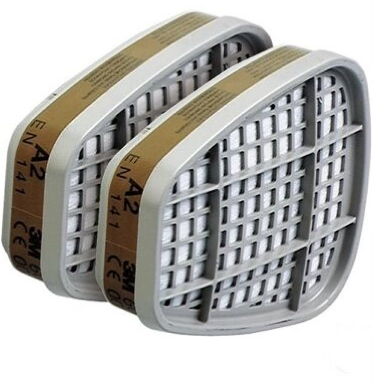 Фільтр для масок та напівмасок для захисту від органічної пари A2 3M™(2 шт. Комплект), фото 1