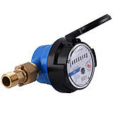 ECOSTAR DN15 1/2" E-D R160 Лічильник холодної води, Клас точності С (R-160) (з штуцерами), фото 5