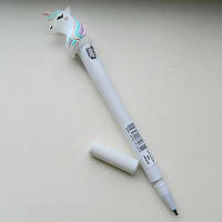 Ручка-светяшка на батарейке Единорог белый