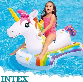 Надувний плотик для плавання дитячий Intex 57552 (ремкомплект, 163-86 см) | Надувна платформа