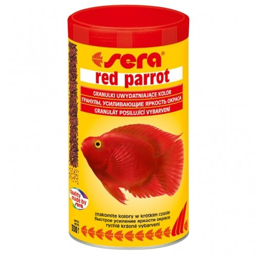 Sera Red Parrot сухий корм для риб Червоний папуга, гранули, 1000 мл (330 г)
