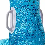 Надувний плотик для плавання Павич Bestway 41101 (з ручками, ремкомплект, 198-164 см) | Надувна платформа, фото 6