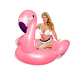 Надувний плотик Рожевий фламінго Bestway 41119 (ремкомплект, 173-170 см) | Надувна платформа, фото 6