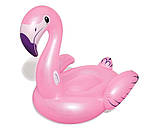Надувний плотик Рожевий фламінго Bestway 41119 (ремкомплект, 173-170 см) | Надувна платформа, фото 7