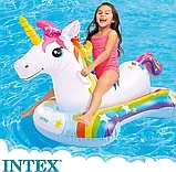 Надувний плотик для плавання дитячий Intex 57552 (ремкомплект, 163-86 см) | Надувна платформа, фото 2