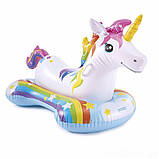 Надувний плотик для плавання дитячий Intex 57552 (ремкомплект, 163-86 см) | Надувна платформа, фото 4