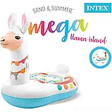 Надувний плотик Велика лама Intex 57294 (2 ручки, 201-147-173 см) | Надувна платформа, фото 5