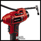 Компресор ручний акум Einhell CE-CC 18 Li - Solo, 18В, PXC, 12-10 та 8 л/хв, 11 бар, 0.6 м, 0.76 кг (без АКБ і, фото 6