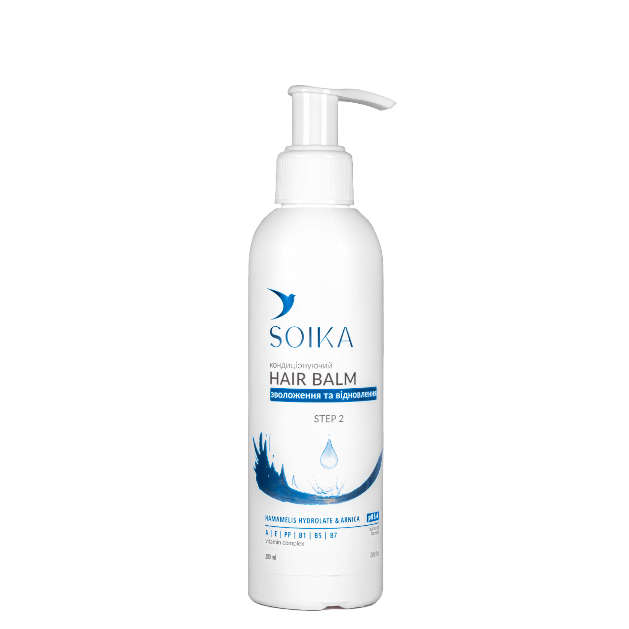 Бальзам кондиціонуючий для зволоження та відновлення волосся Soika Hair Balm