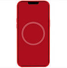 Чохол накладка Silicone Case Full Cover with MagSafe Splash Screen для iPhone 12 Pro Max Red, фото 4