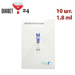 Резервуари для інсулінової помпи Medtronic 1,8 мл MMT-326A, 10 шт.