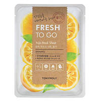 Тканевая маска для лица с экстрактом юдзу Tony Moly Fresh To Go Yuja Mask Sheet 22g