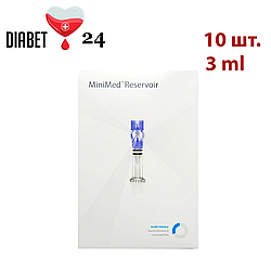 Резервуари для інсулінової помпи Medtronic 3 мл MMT-332A, 10 шт.