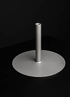 Тримач для прапору напольний для одного прапора в кабінет з металу 310 мм, сірий