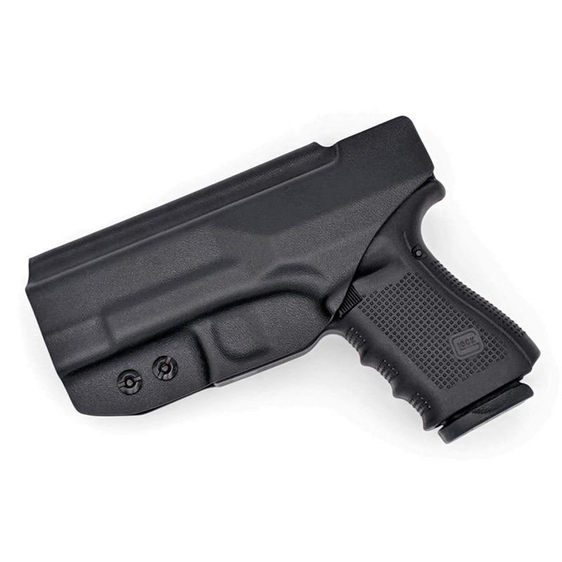 Кобура поясна Glock 17, 22, 31 з кліпсою (кайдекс, чорний) ASG