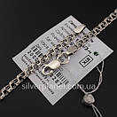 Срібна цепочка і зірка ерцгамма 925 проби. Ланцюжок бісмарк та кулон оберіг срібло 55 см, фото 10